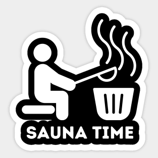 Sauna time Sticker